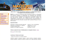 Desktop Screenshot of macis2011.cc4cm.org